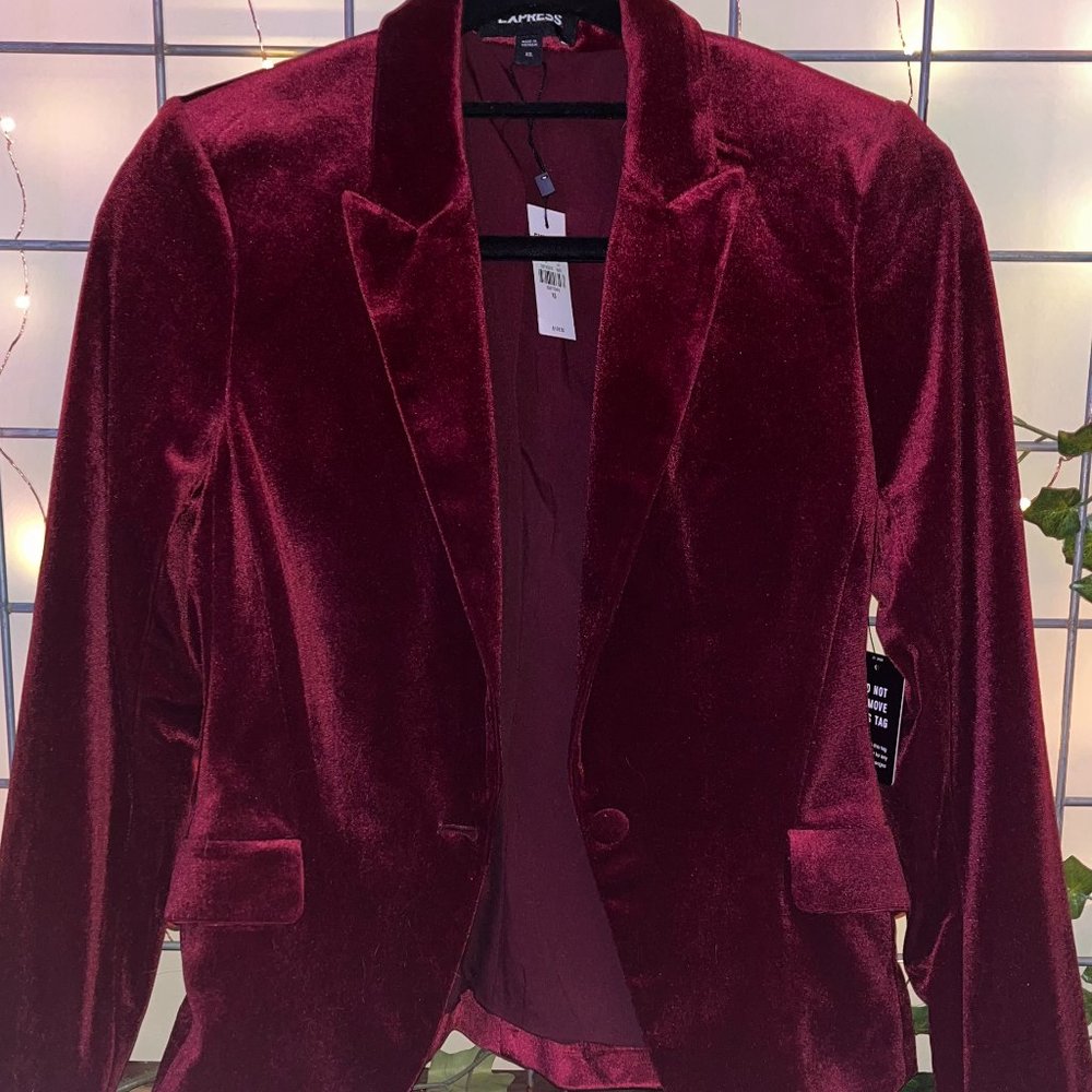 Womens Velvet Express Blazer